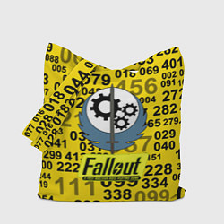 Сумка-шопер Fallout pattern symbol, цвет: 3D-принт