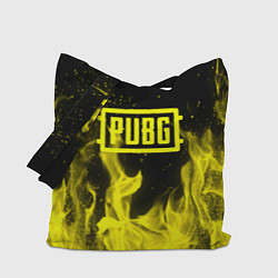 Сумка-шоппер PUBG fire yellow