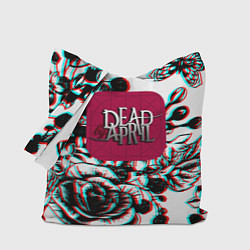 Сумка-шоппер Dead by april rose glitch