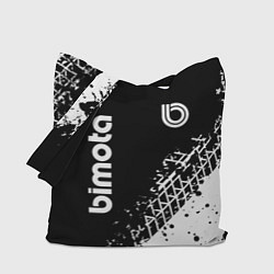 Сумка-шопер Bimoto - следы от шин, цвет: 3D-принт