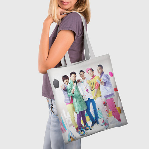 Сумка-шоппер Big bang вместе / 3D-принт – фото 3