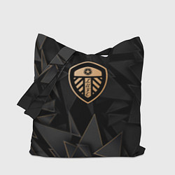 Сумка-шопер Leeds United golden poly, цвет: 3D-принт