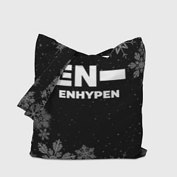 Сумка-шопер Снежный Enhypen, цвет: 3D-принт
