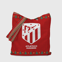 Сумка-шопер Atletico Madrid new year, цвет: 3D-принт