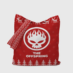 Сумка-шопер Новогодний The Offspring с оленями, цвет: 3D-принт