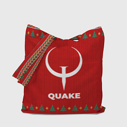 Сумка-шопер Quake new year, цвет: 3D-принт