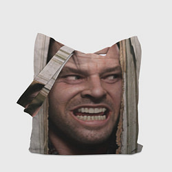 Сумка-шопер The shining - heres johnny, цвет: 3D-принт