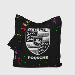 Сумка-шопер Porsche конфети, цвет: 3D-принт