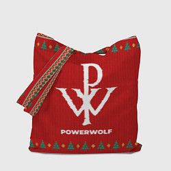 Сумка-шопер Powerwolf new year, цвет: 3D-принт