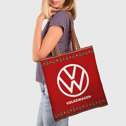 Сумка-шоппер Volkswagen new year / 3D-принт – фото 3