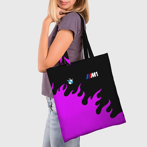 Сумка-шоппер BMW flame / 3D-принт – фото 3
