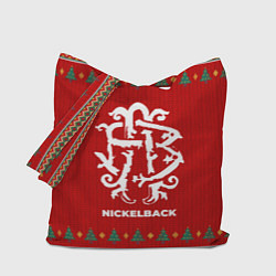 Сумка-шопер Nickelback new year, цвет: 3D-принт