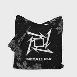 Сумка-шопер Снежный Metallica, цвет: 3D-принт