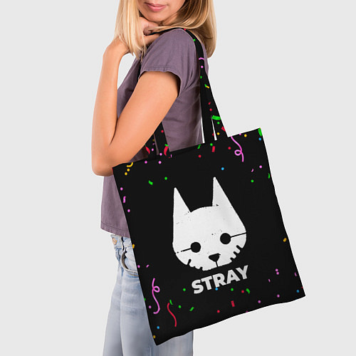 Сумка-шоппер Stray конфети / 3D-принт – фото 3