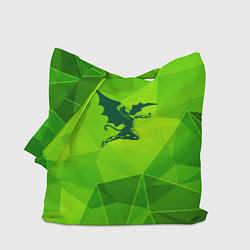 Сумка-шопер Black Sabbath green poly, цвет: 3D-принт