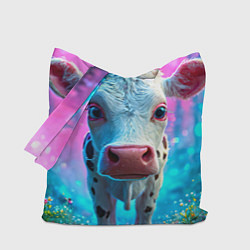 Сумка-шопер Коровка в сказочном лесу, цвет: 3D-принт