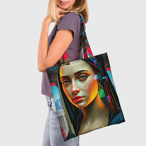 Сумка-шоппер Цифровая классика / 3D-принт – фото 3