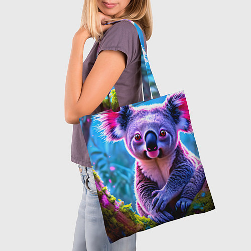 Сумка-шоппер Коала на дереве / 3D-принт – фото 3