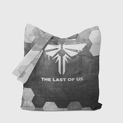 Сумка-шопер The Last Of Us - grey gradient, цвет: 3D-принт