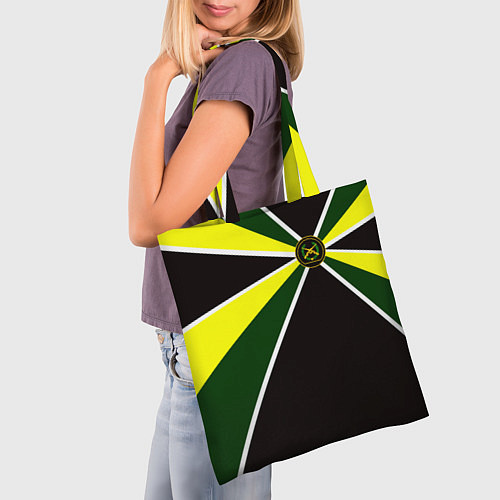 Сумка-шоппер Мотострелковые войска: шеврон без текста / 3D-принт – фото 3