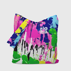 Сумка-шоппер Colorful abstraction - aloha