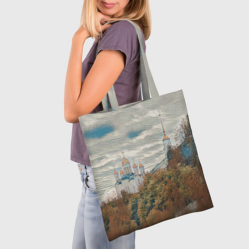 Сумка-шоппер Храм на горе / 3D-принт – фото 3