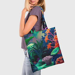 Сумка-шопер Морское дно с кораллами, цвет: 3D-принт — фото 2