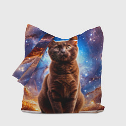 Сумка-шопер Бурма в космосе, цвет: 3D-принт