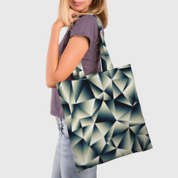 Сумка-шопер Осколки льда, цвет: 3D-принт — фото 2