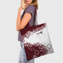 Сумка-шопер Сноуборд горы зовут, цвет: 3D-принт — фото 2