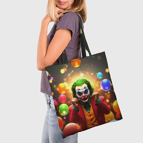 Сумка-шоппер Джокер в шариках / 3D-принт – фото 3