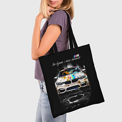 Сумка-шопер Все дуреют с этого тюнинга BMW, цвет: 3D-принт — фото 2