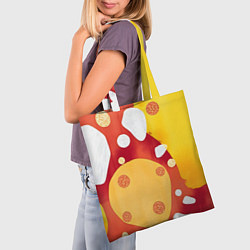 Сумка-шопер Теплая африканская абстракция, цвет: 3D-принт — фото 2