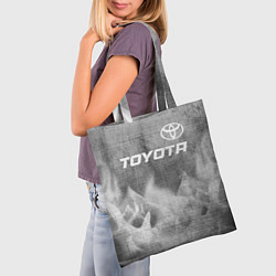 Сумка-шопер Toyota - grey gradient посередине, цвет: 3D-принт — фото 2