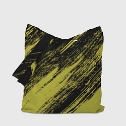 Сумка-шопер The color is black and yellow, цвет: 3D-принт