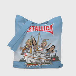 Сумка-шопер Metallica - on the ship, цвет: 3D-принт
