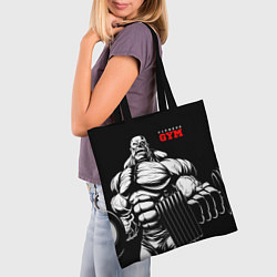 Сумка-шопер Fitness GYM - jock, цвет: 3D-принт — фото 2