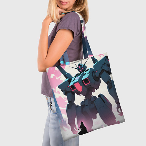 Сумка-шоппер Аниме и роботы / 3D-принт – фото 3