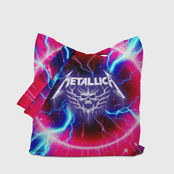 Сумка-шоппер Metallica - neon glow