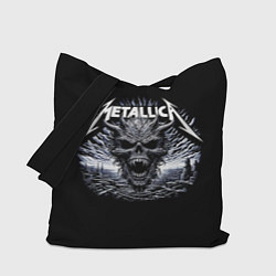 Сумка-шопер Metallica - horned skull, цвет: 3D-принт