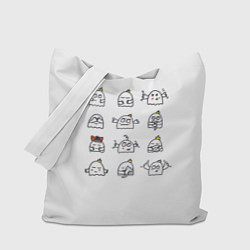 Сумка-шопер Привидения, цвет: 3D-принт