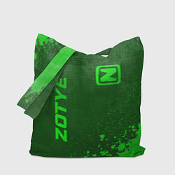 Сумка-шопер Zotye - green gradient вертикально, цвет: 3D-принт