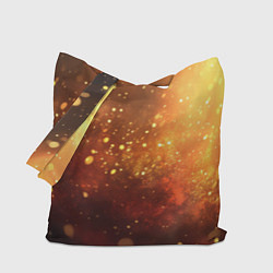 Сумка-шопер Золотая блестящая текстура, цвет: 3D-принт