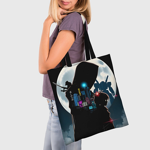Сумка-шоппер Разные герои аниме / 3D-принт – фото 3