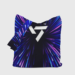 Сумка-шопер Seventeen neon energy, цвет: 3D-принт