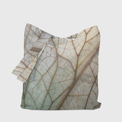 Сумка-шопер Прожилки листика, цвет: 3D-принт
