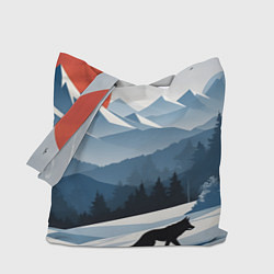 Сумка-шоппер Лиса в горах