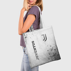 Сумка-шопер Juventus - white gradient вертикально, цвет: 3D-принт — фото 2