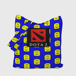 Сумка-шопер Dota smile pattern, цвет: 3D-принт