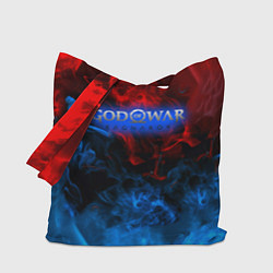 Сумка-шопер God of War битва огня, цвет: 3D-принт